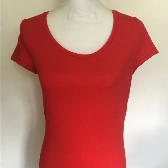 Ann taylor Bundle Of Tees SzSmall Green and Red - Picture 3 of 4